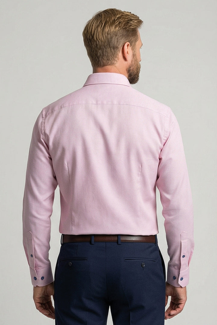 Giordano Locarno Oxford Pinpoint Overhemd - Roze