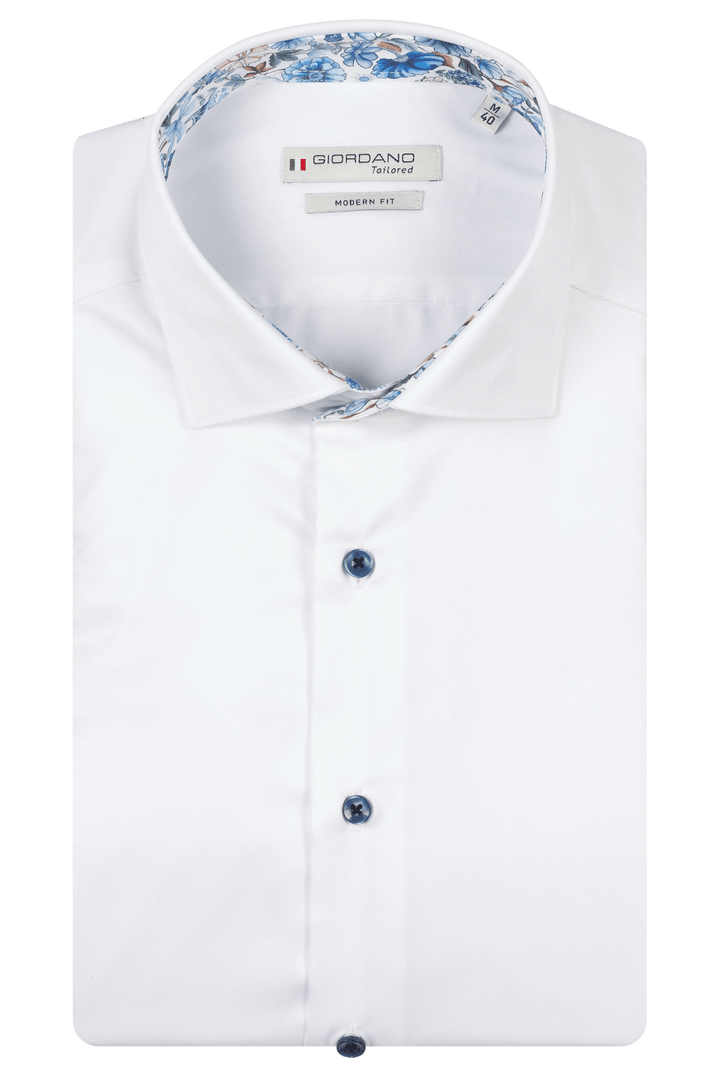 Giordano Locarno Two-ply Overhemd - Wit