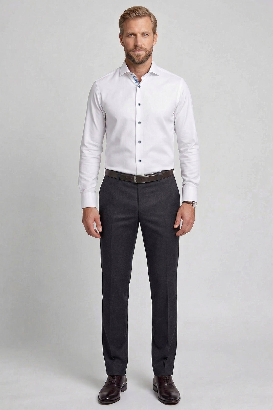 Giordano Locarno Two-ply Overhemd - Wit