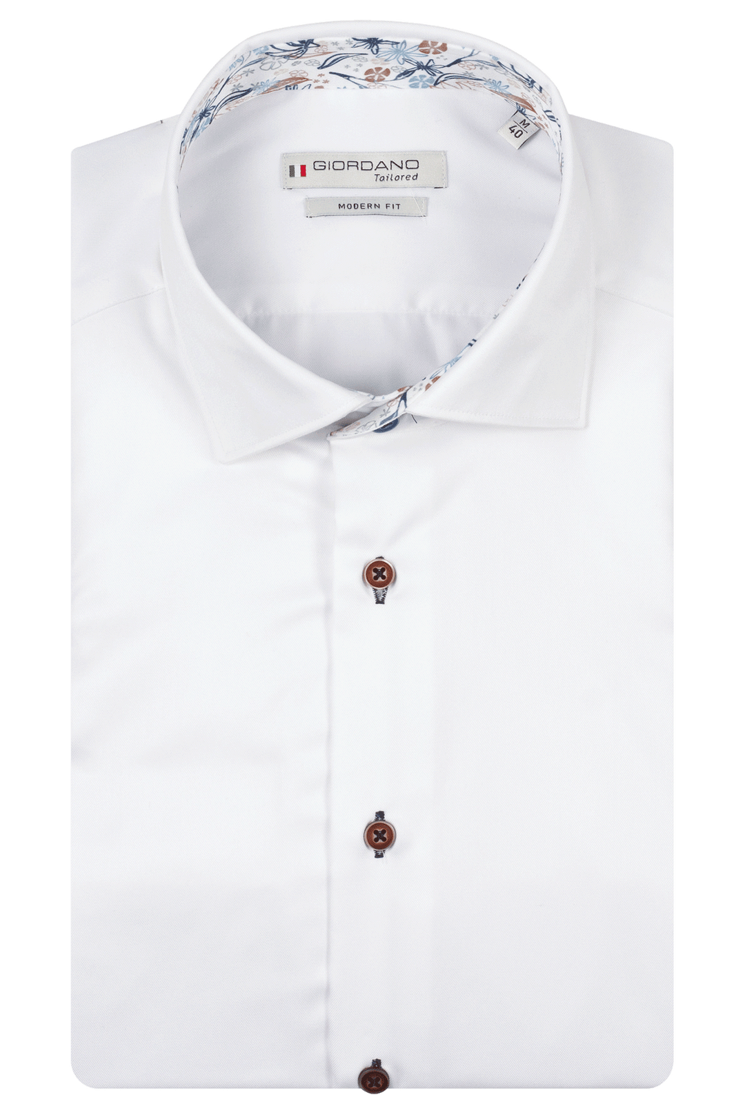 Giordano Locarno Two-ply Overhemd - Wit