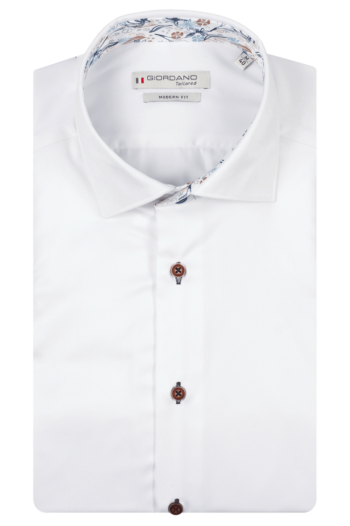 Giordano Locarno Two-ply Overhemd - Wit