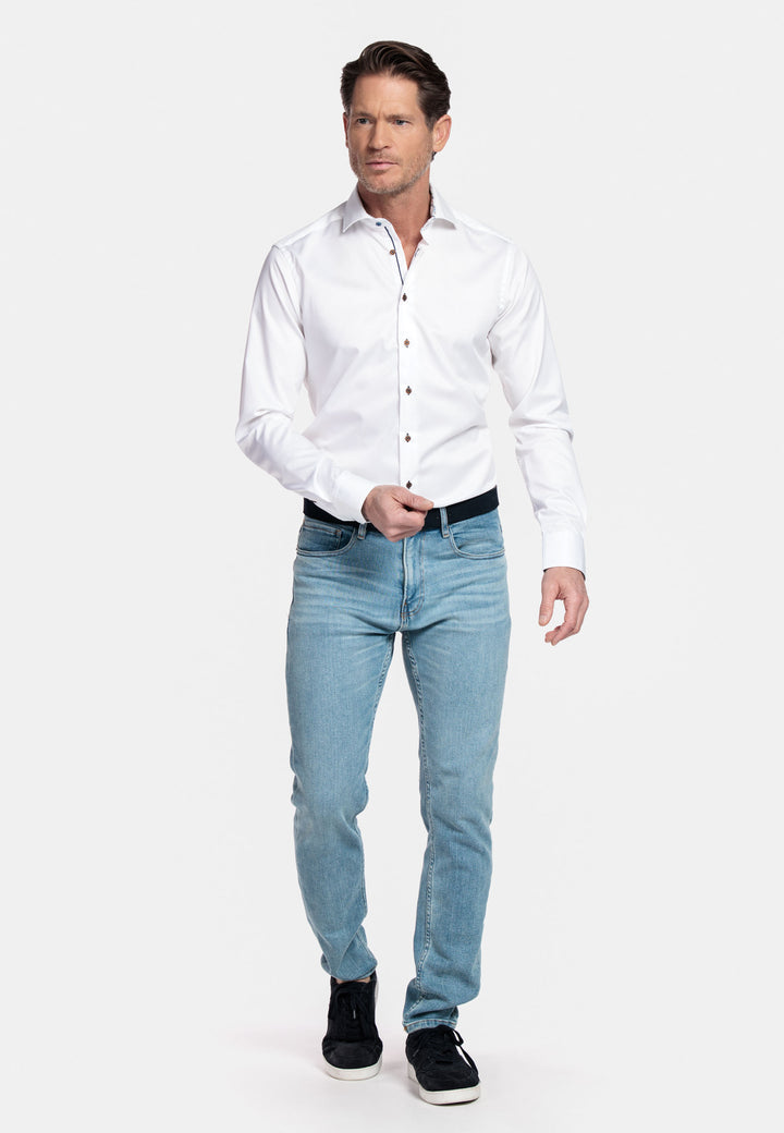 Giordano Locarno Two-ply Overhemd - Wit