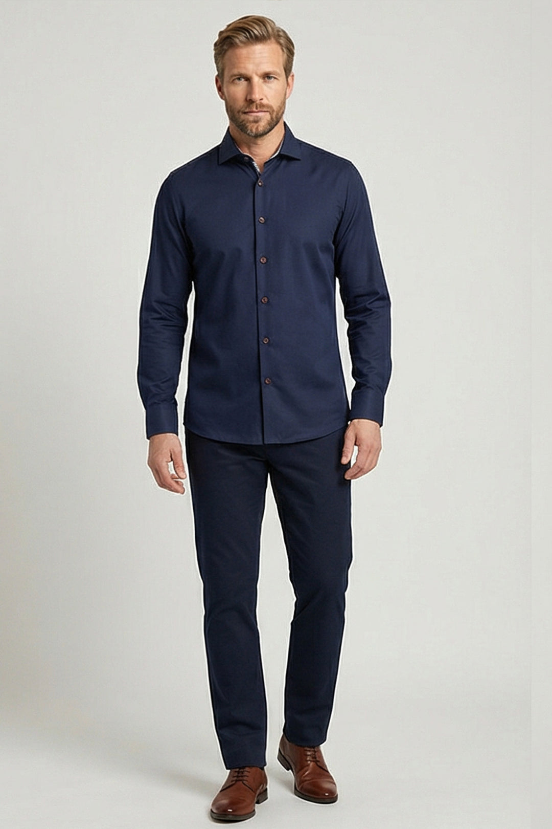 Giordano Locarno Two-ply Overhemd - Blauw