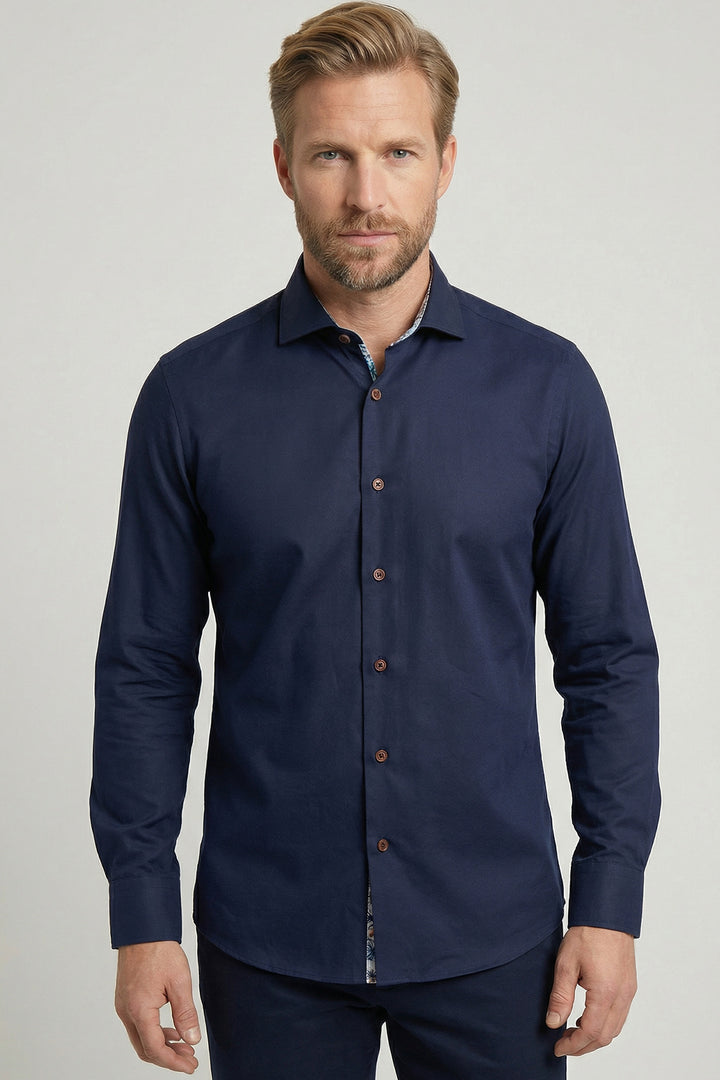 Giordano Locarno Two-ply Overhemd - Blauw
