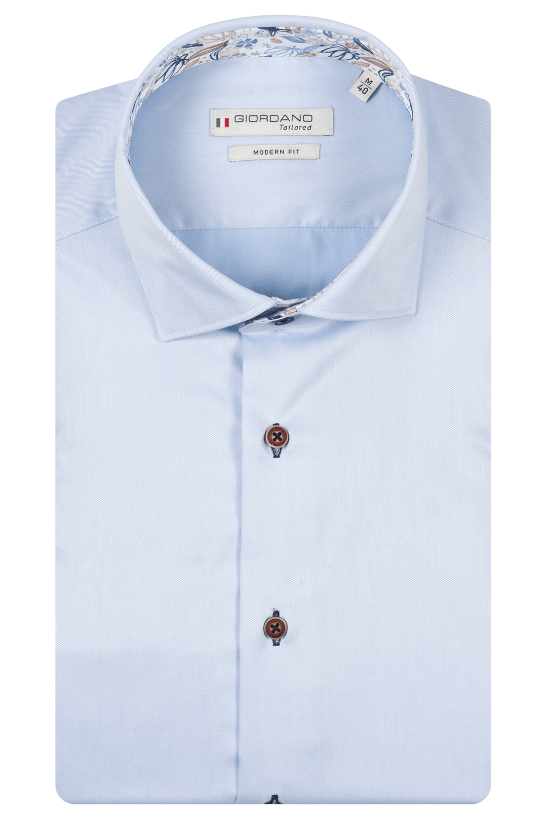 Giordano Locarno Two-ply Overhemd - Lichtblauw