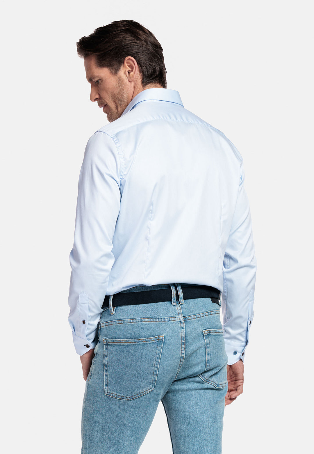 Giordano Locarno Two-ply Overhemd - Lichtblauw