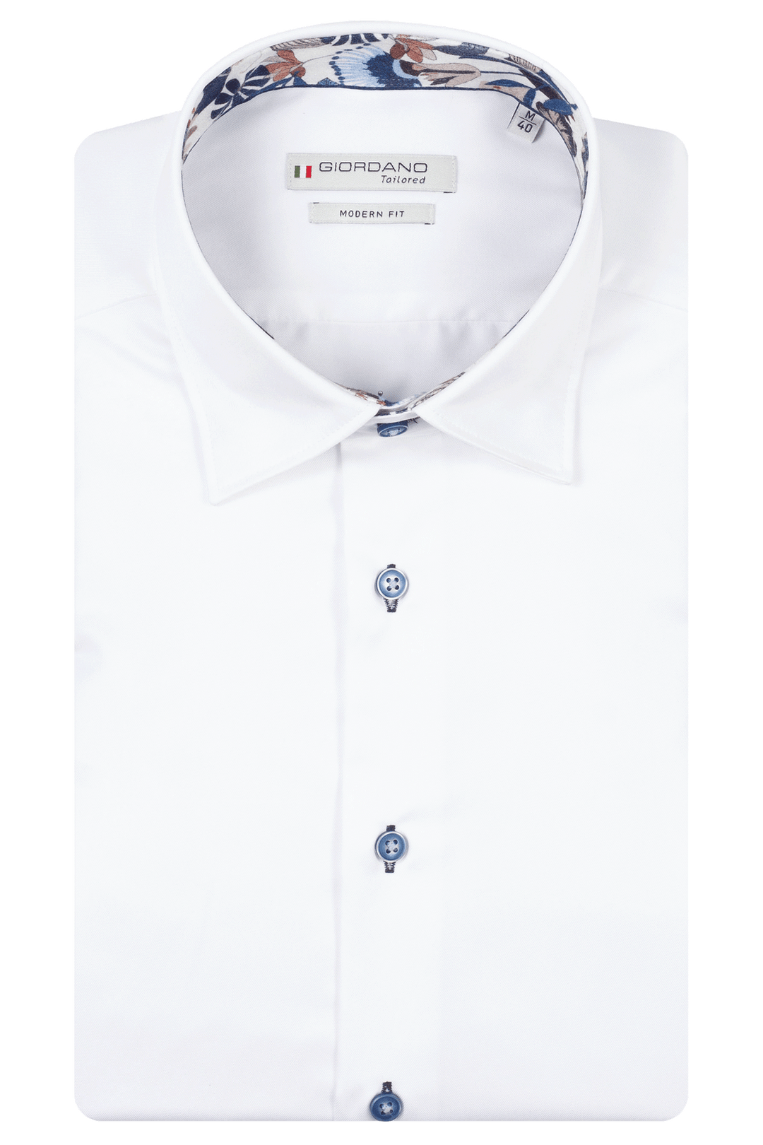 Giordano Belmonte Button Under Overhemd - Wit