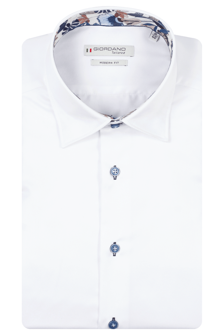 Giordano Belmonte Button Under Overhemd - Wit