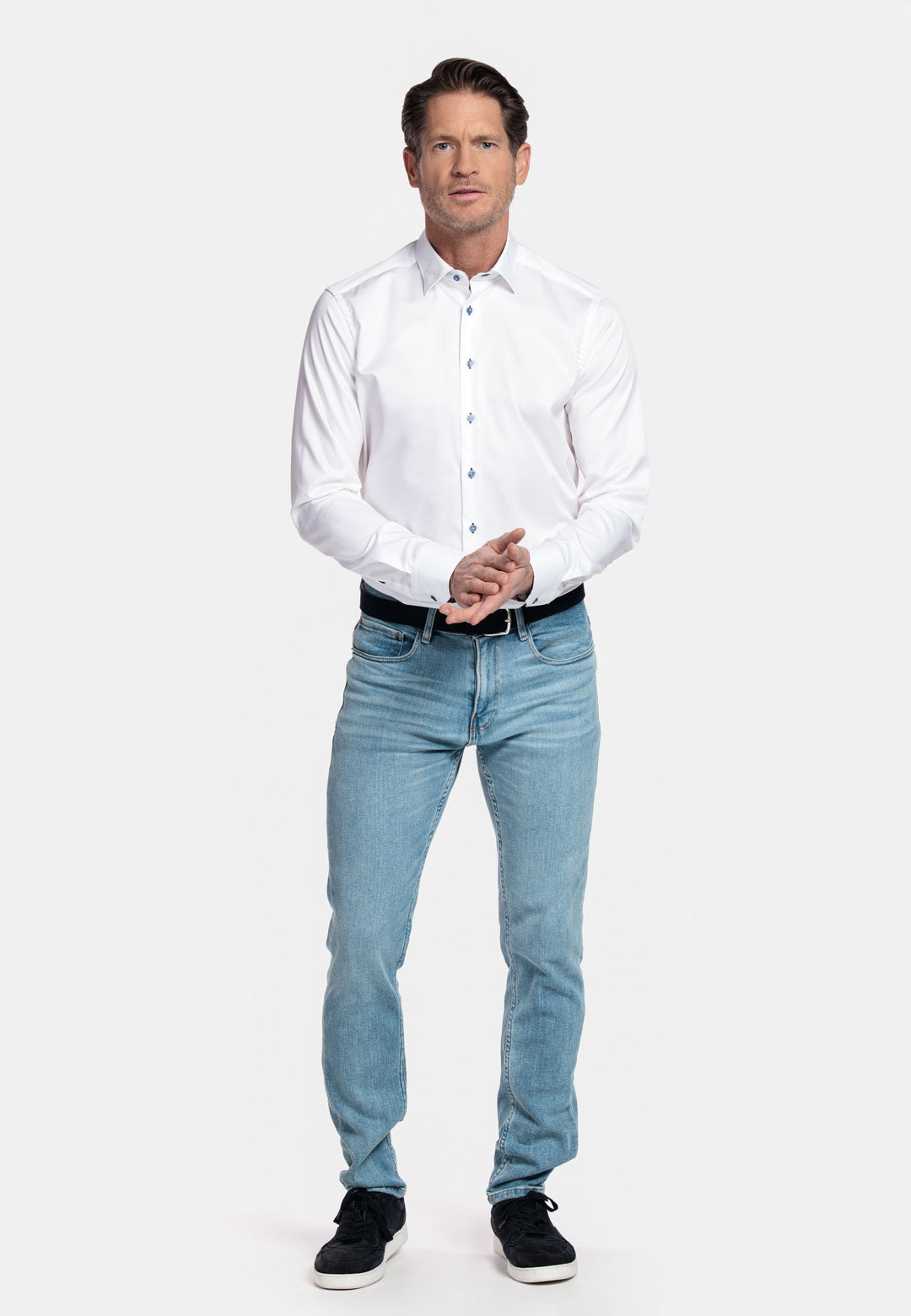 Giordano Belmonte Button Under Overhemd - Wit