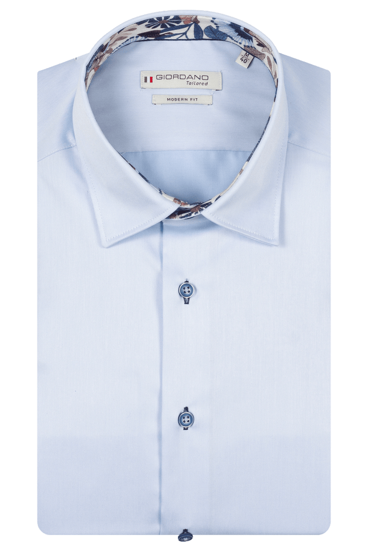 Giordano Belmonte Button Under Overhemd - Lichtblauw
