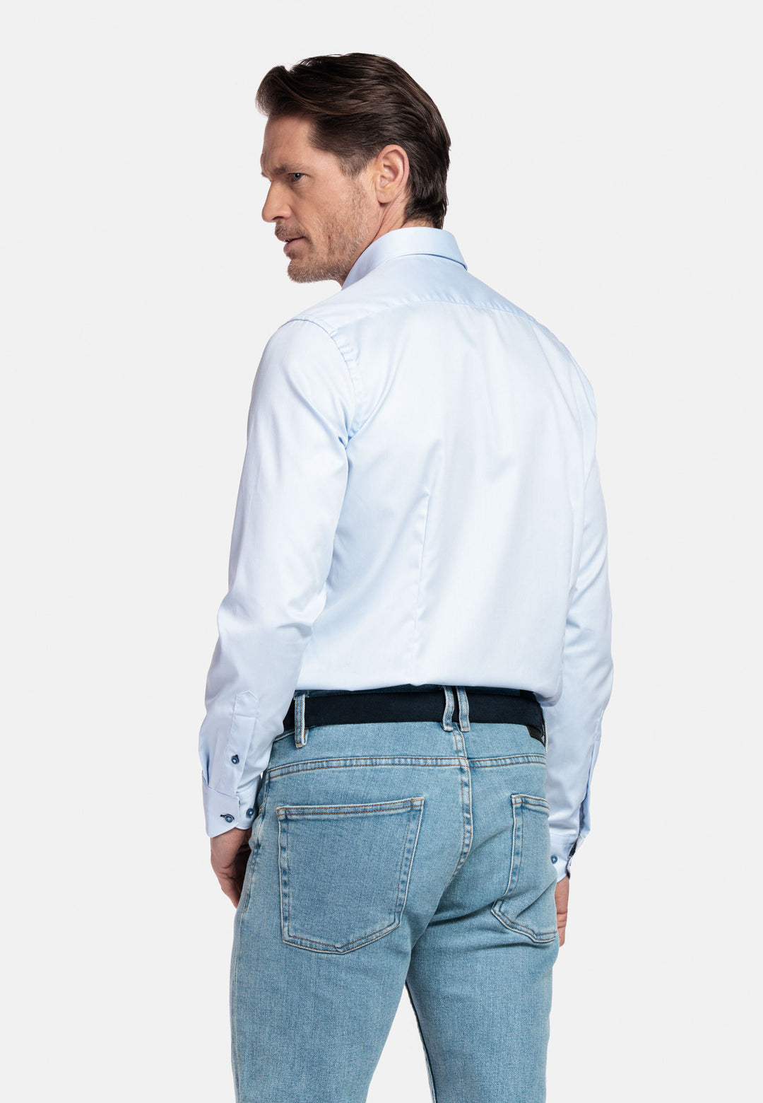 Giordano Belmonte Button Under Overhemd - Lichtblauw