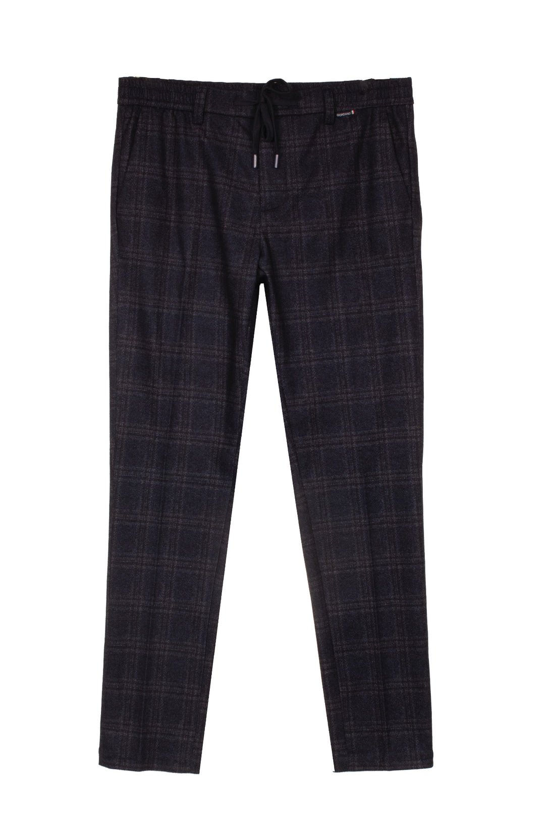 Ostuni Geruite Pantalon - Blauw