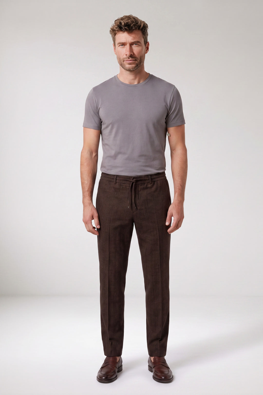 Giordano Certosa Pantalon - Donkerbruin