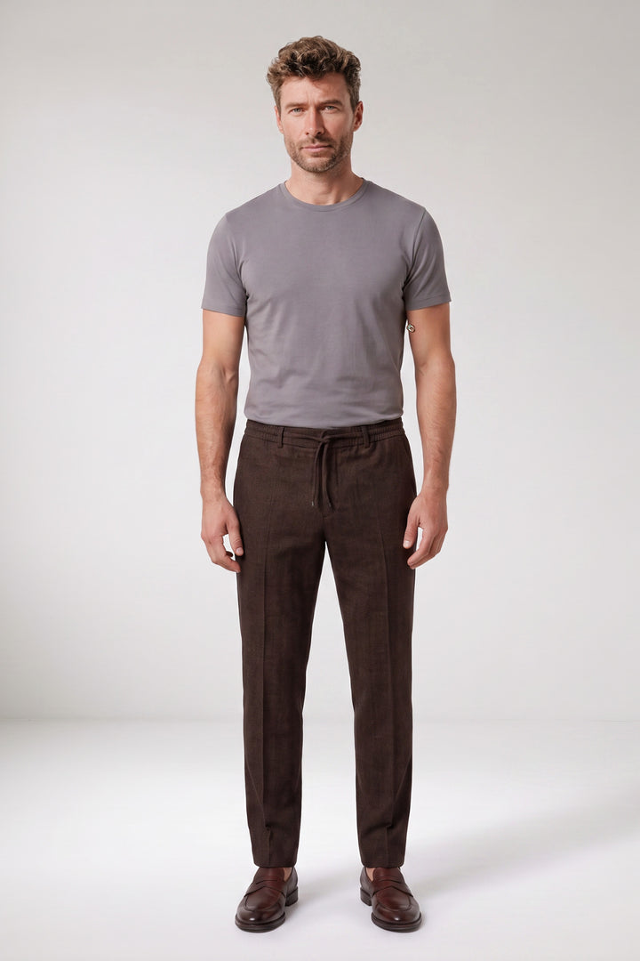 Giordano Certosa Pantalon - Donkerbruin