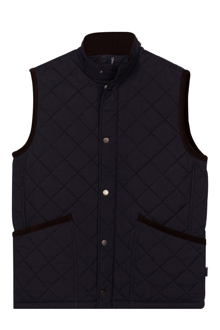 Gabriel Licht gewatteerde Bodywarmer - Blauw