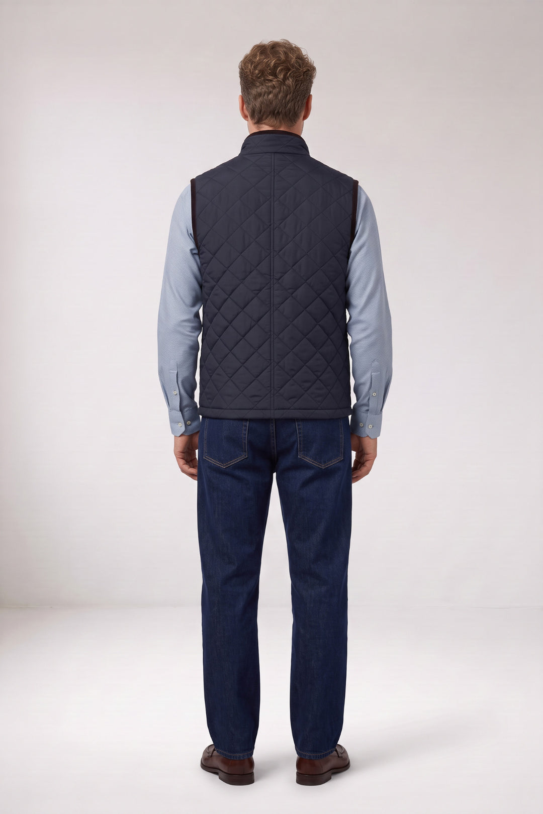 Gabriel Licht gewatteerde Bodywarmer - Blauw