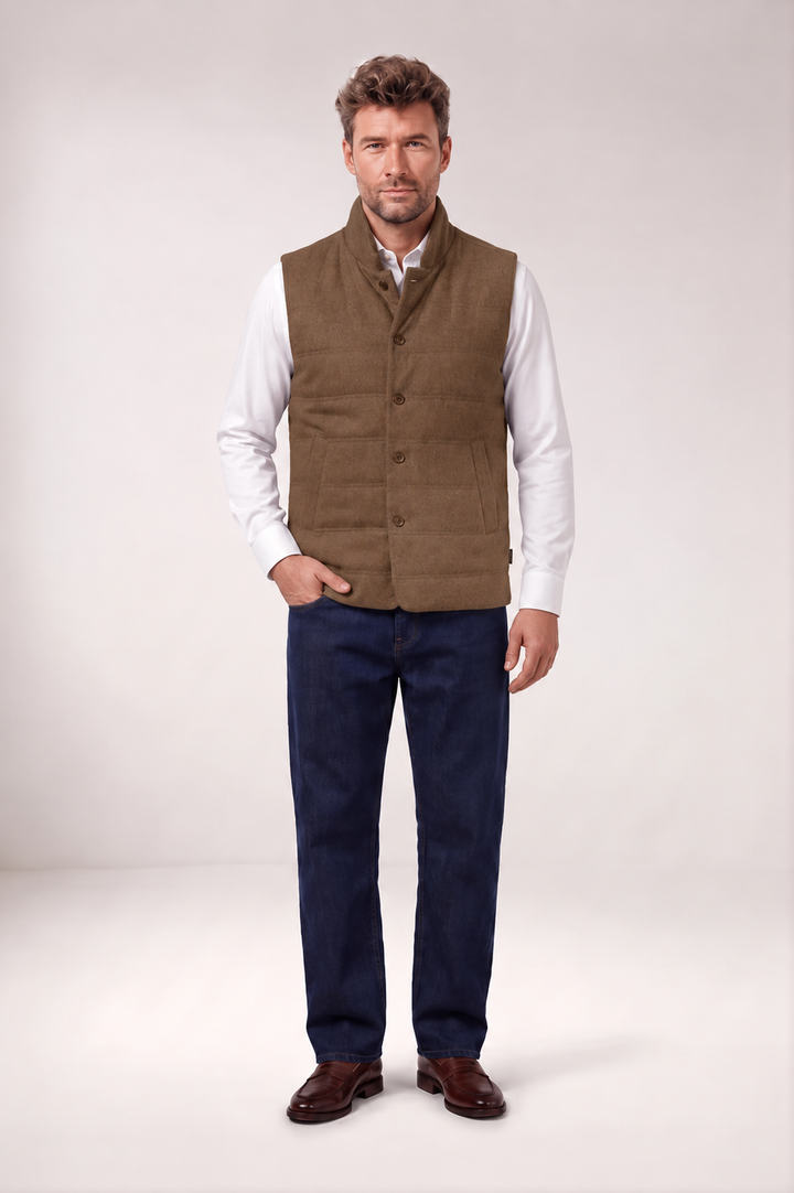 Owen Wolmix Bodywarmer - Bruin