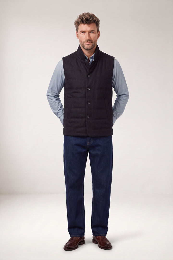 Owen Regular Fit Bodywarmer - Blauw