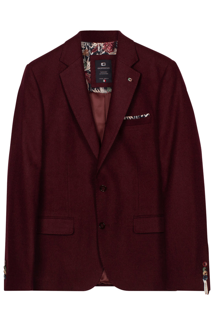 Giordano Roberto Luxury Wool Colbert - Rood