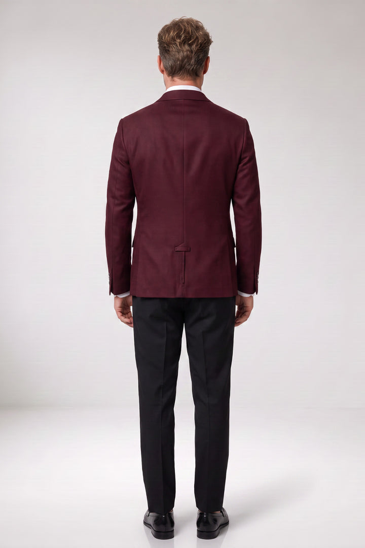 Giordano Roberto Luxury Wool Colbert - Rood