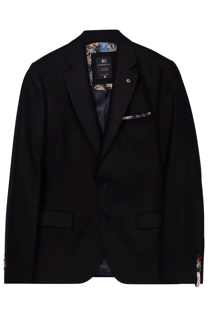 Giordano Roberto Luxury Wool Colbert - Donkerblauw