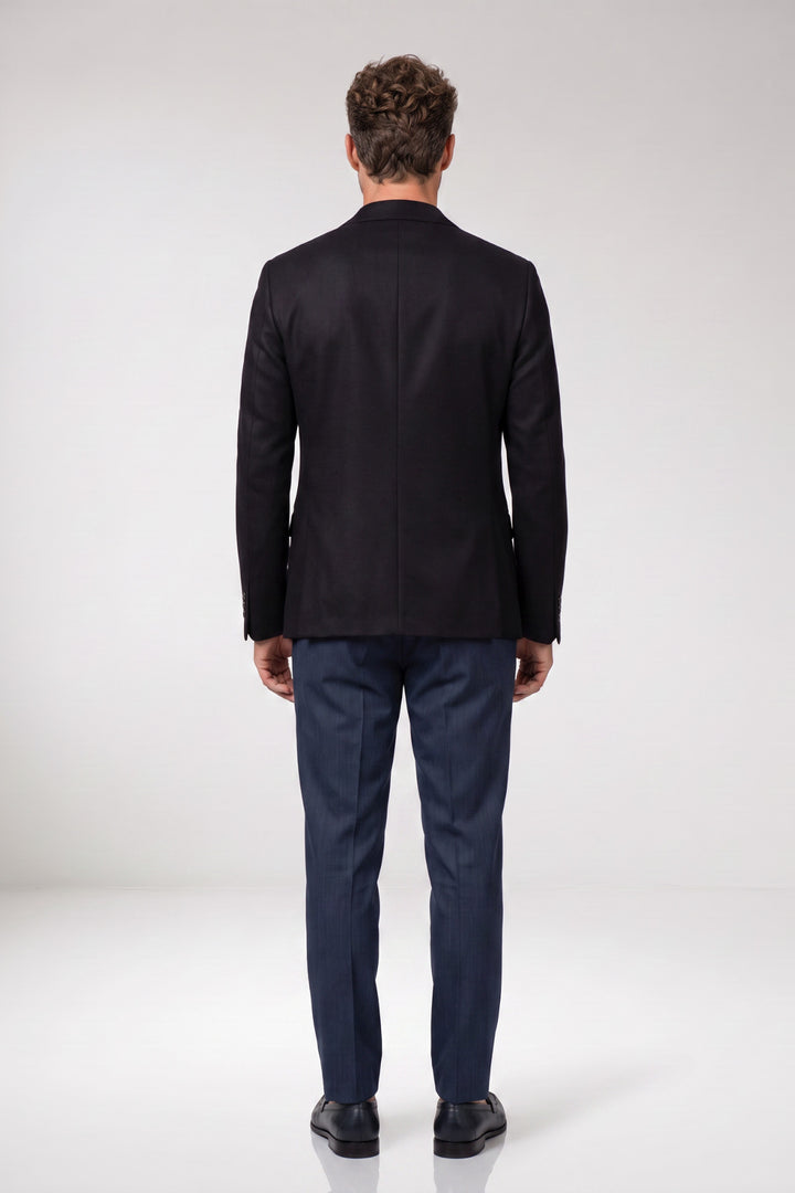 Giordano Roberto Luxury Wool Colbert - Donkerblauw
