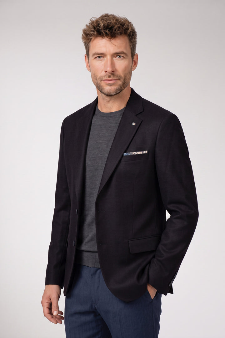Giordano Roberto Luxury Wool Colbert - Donkerblauw