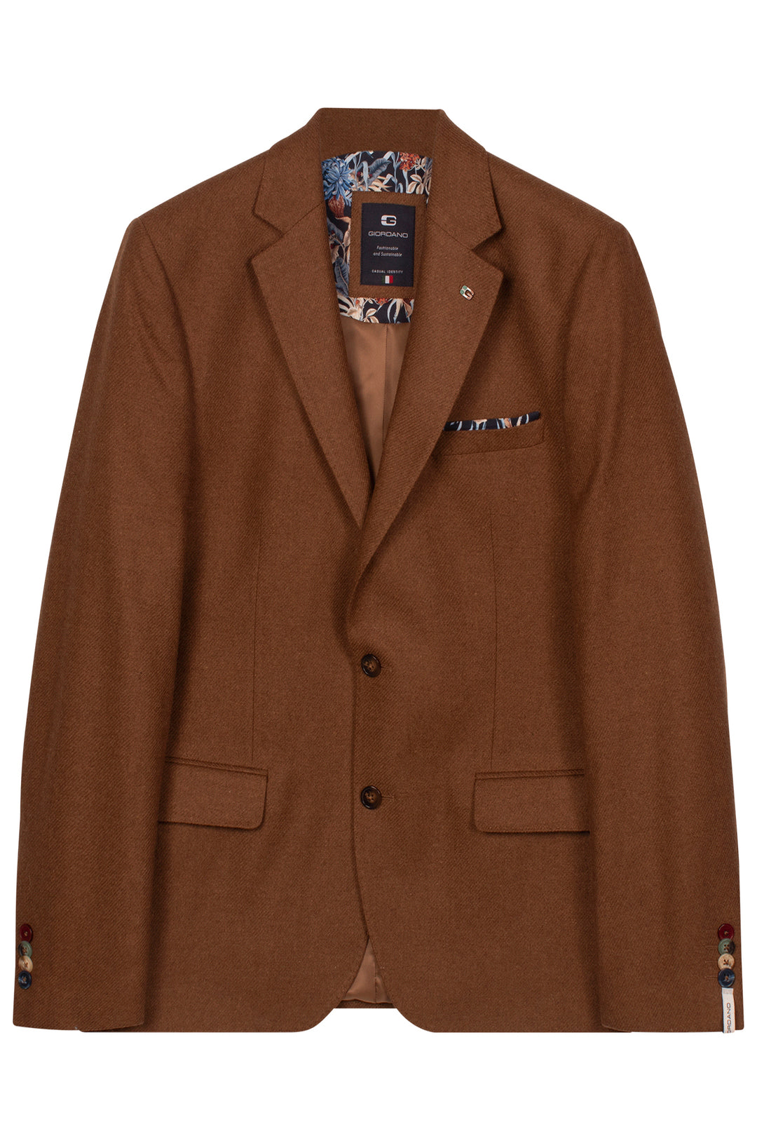 Giordano Roberto Luxury Wool Colbert - Beige