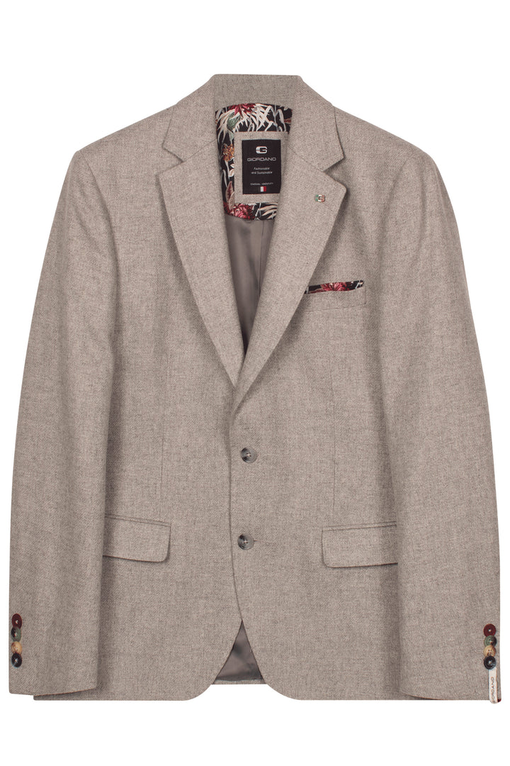 Giordano Roberto Luxury Wool Colbert - Grijs
