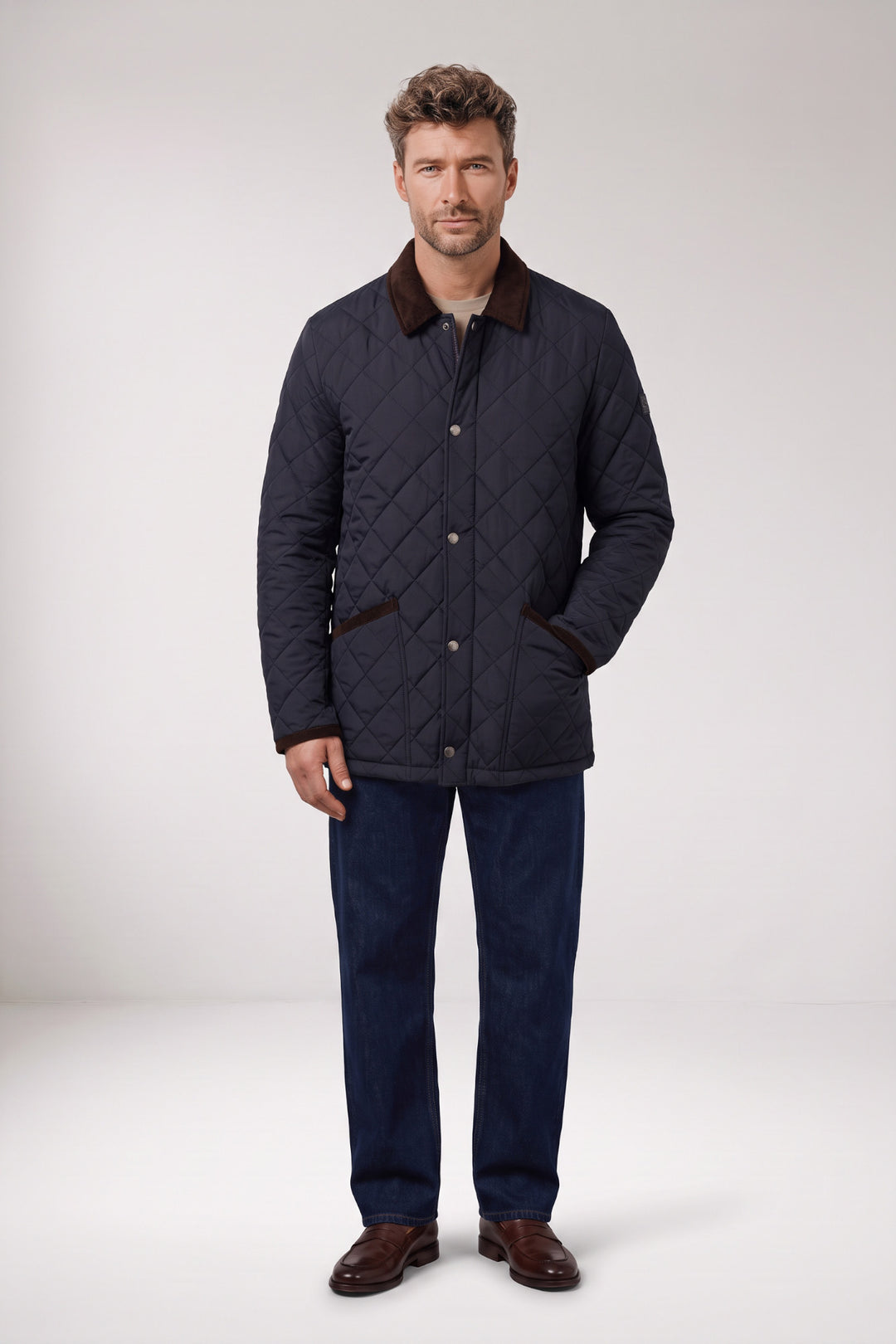 Palermo Light Quilted Short Jacket - Blauw