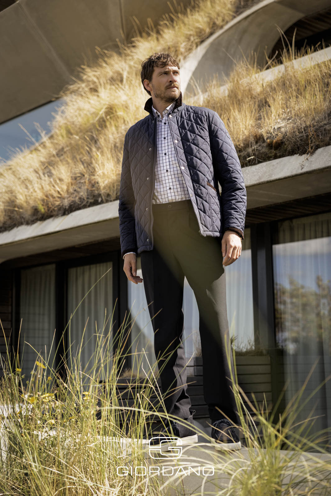 Palermo Light Quilted Short Jacket - Blauw