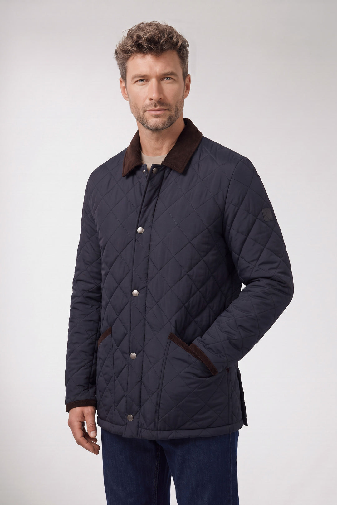 Palermo Light Quilted Short Jacket - Blauw