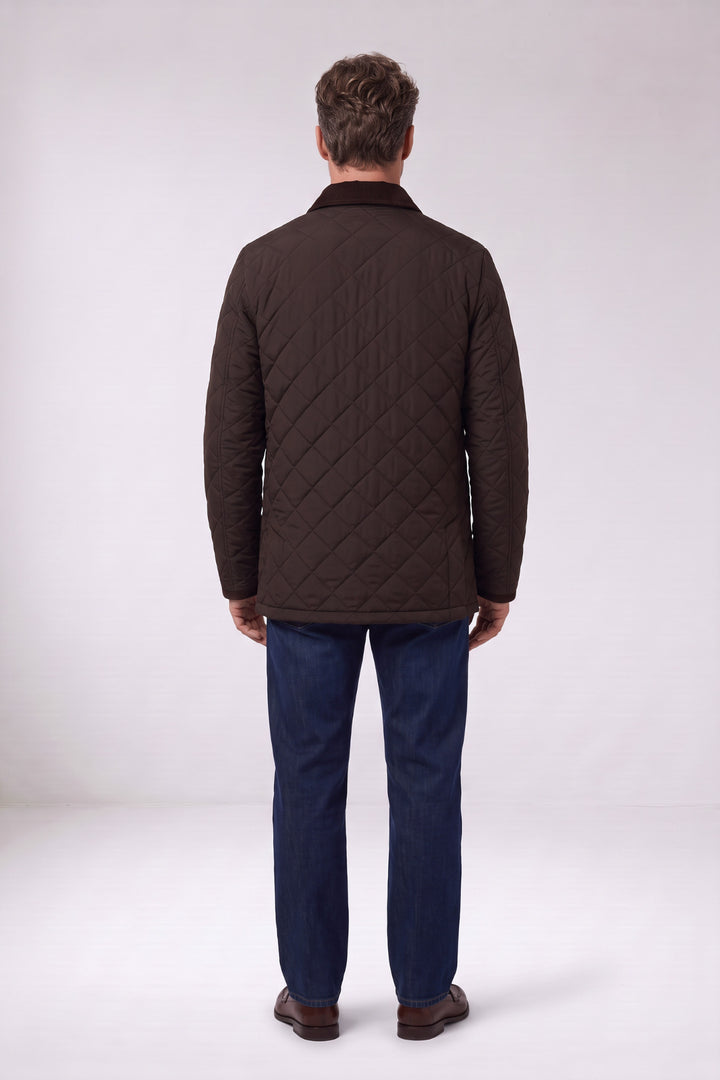 Palermo Light Quilted Short Jacket - Bruin