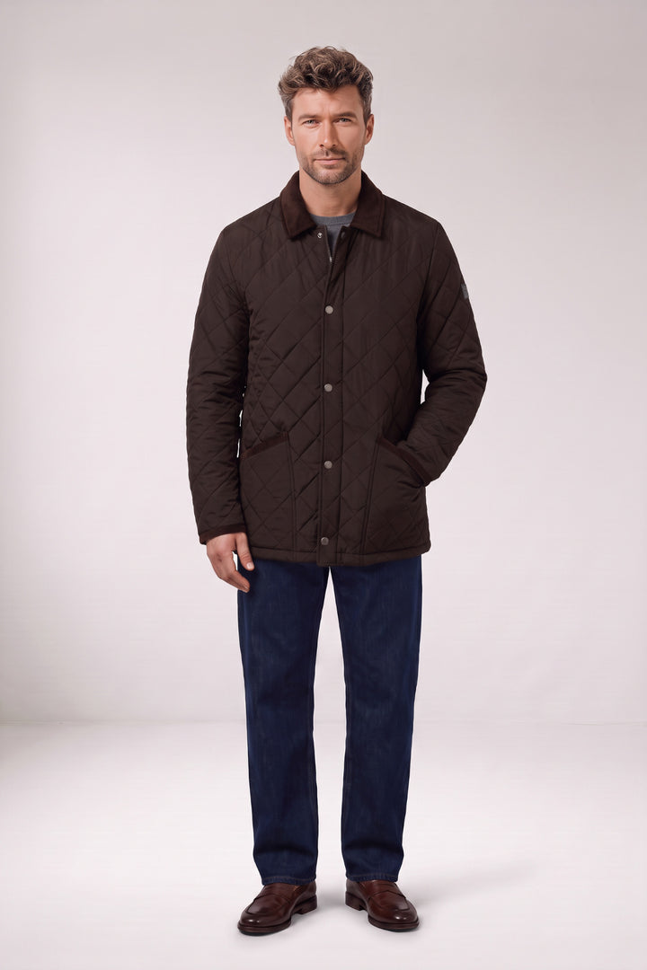 Palermo Light Quilted Short Jacket - Bruin