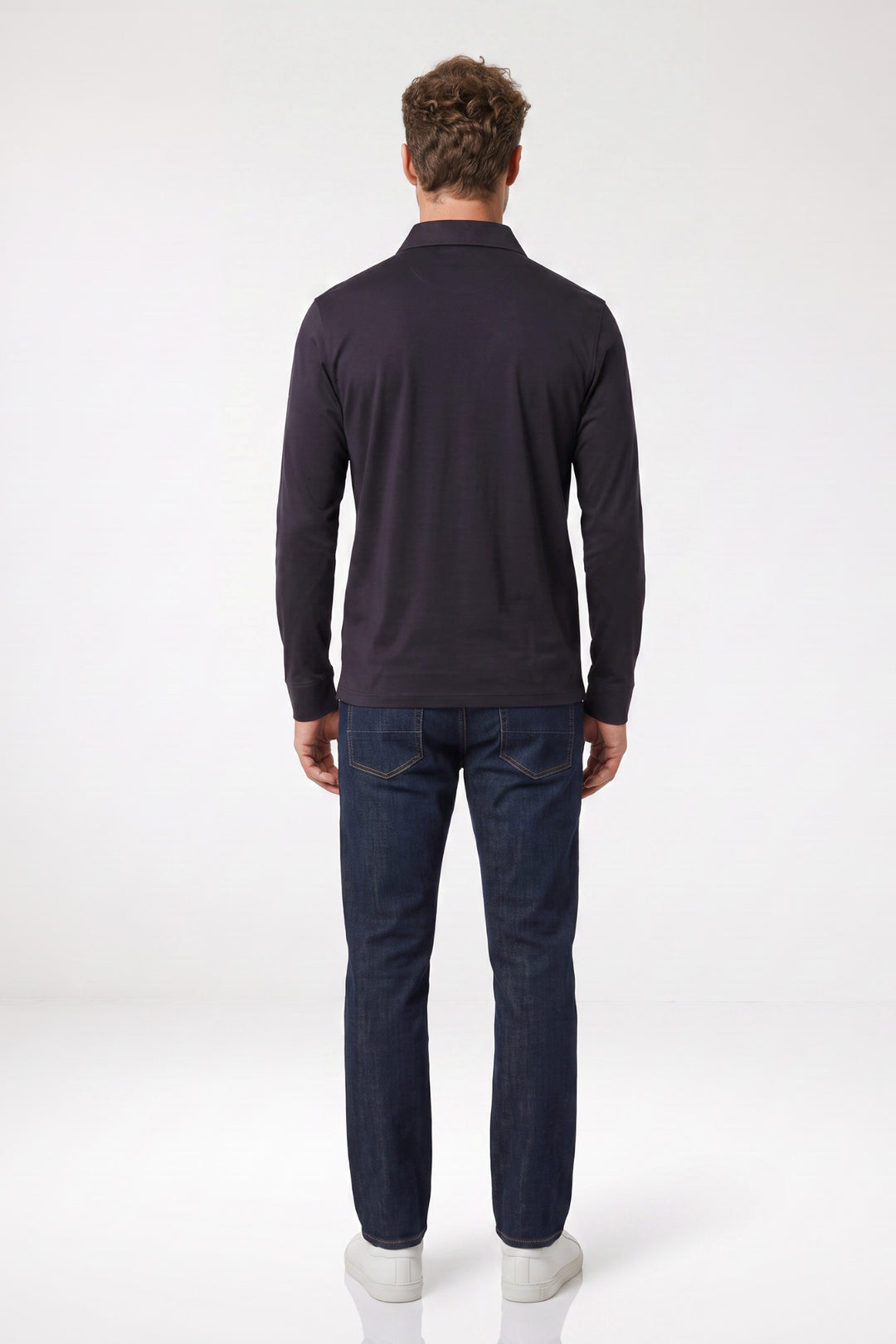 Luke Liquid Cotton Polo - Blauw
