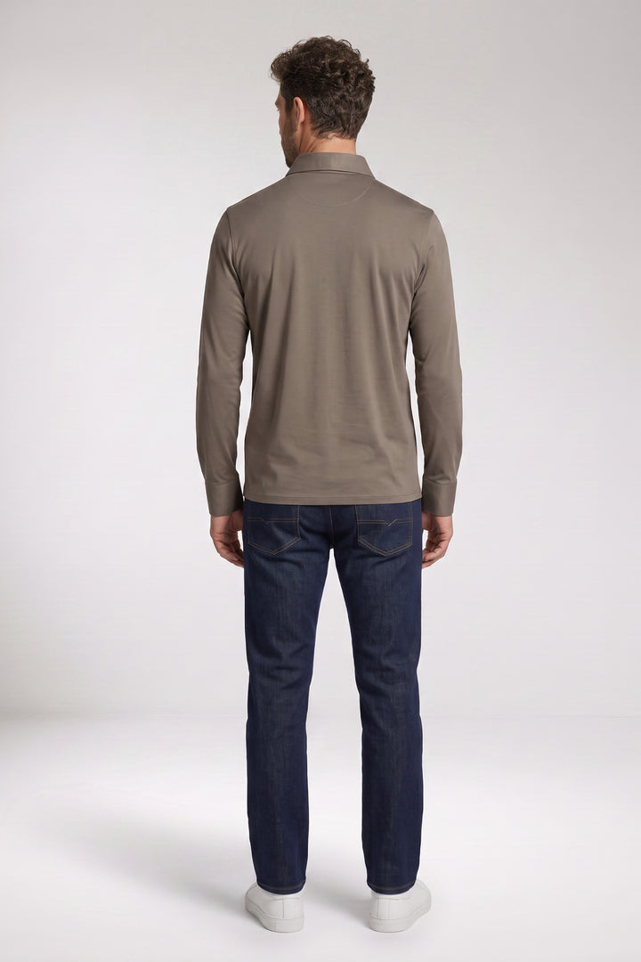 Luke Liquid Cotton Polo - Groen