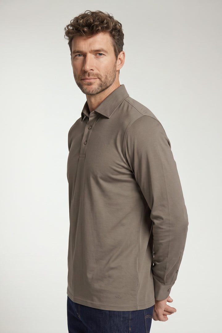 Luke Liquid Cotton Polo - Groen