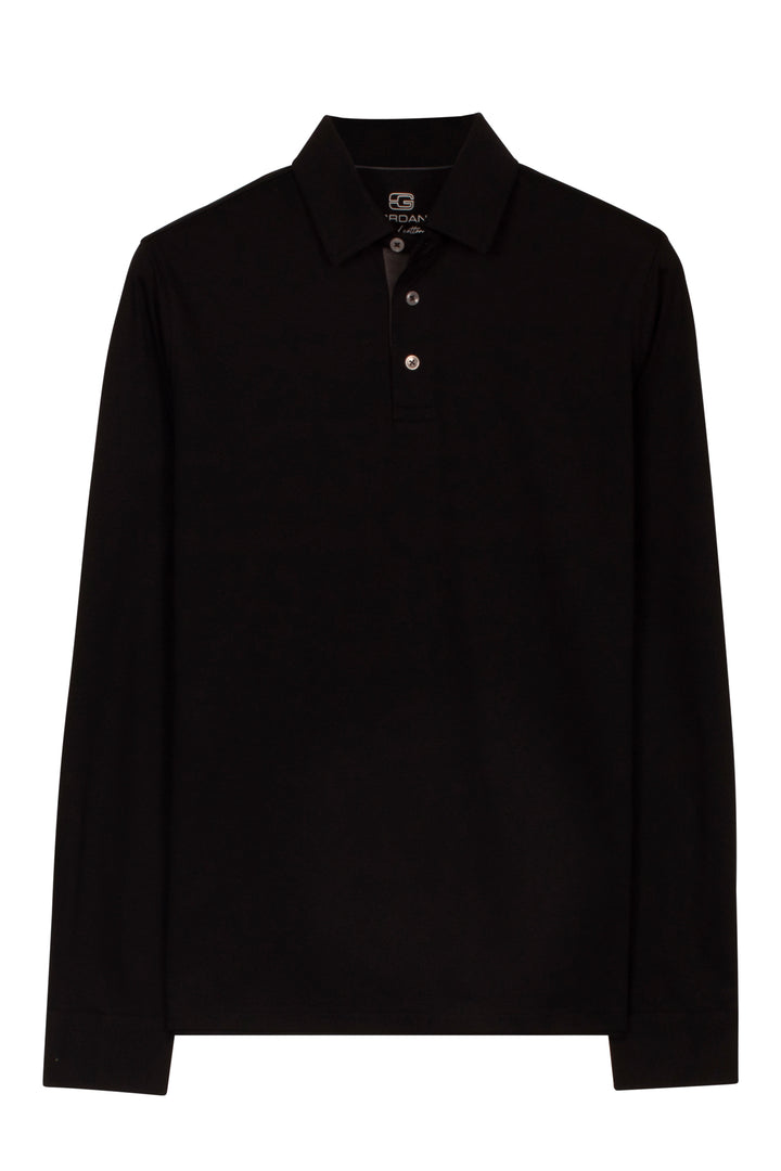 Giordano Luke Liquid Cotton Polo - Zwart