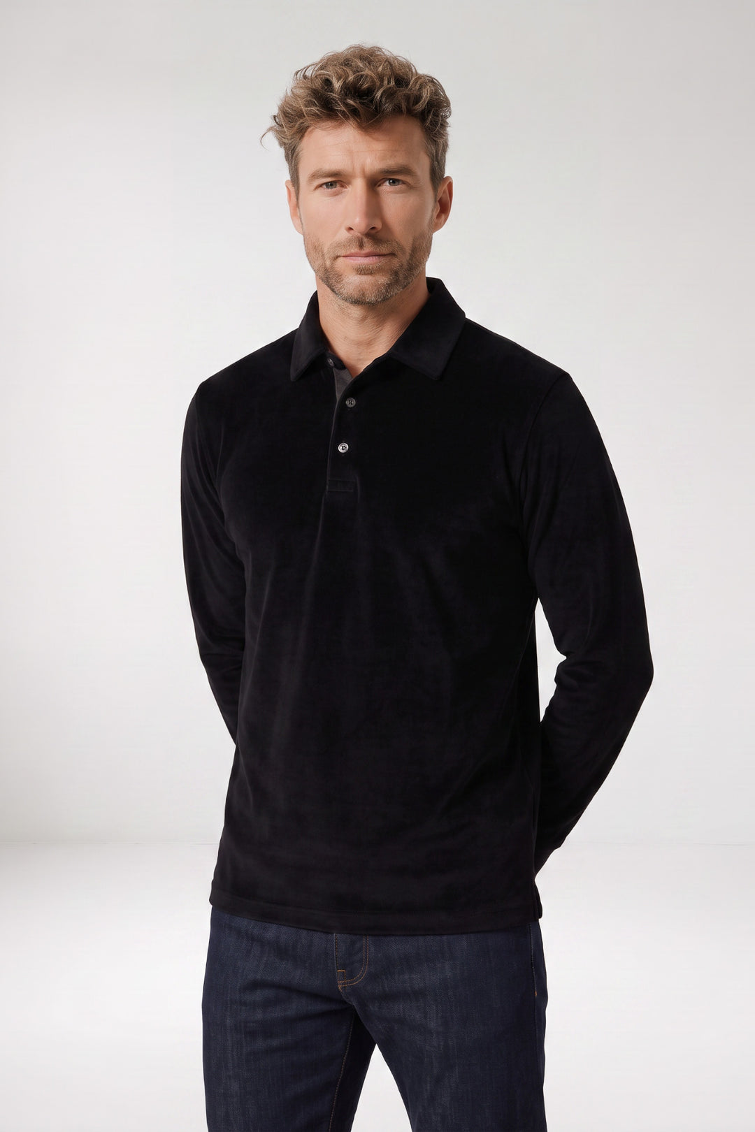 Giordano Luke Liquid Cotton Polo - Zwart