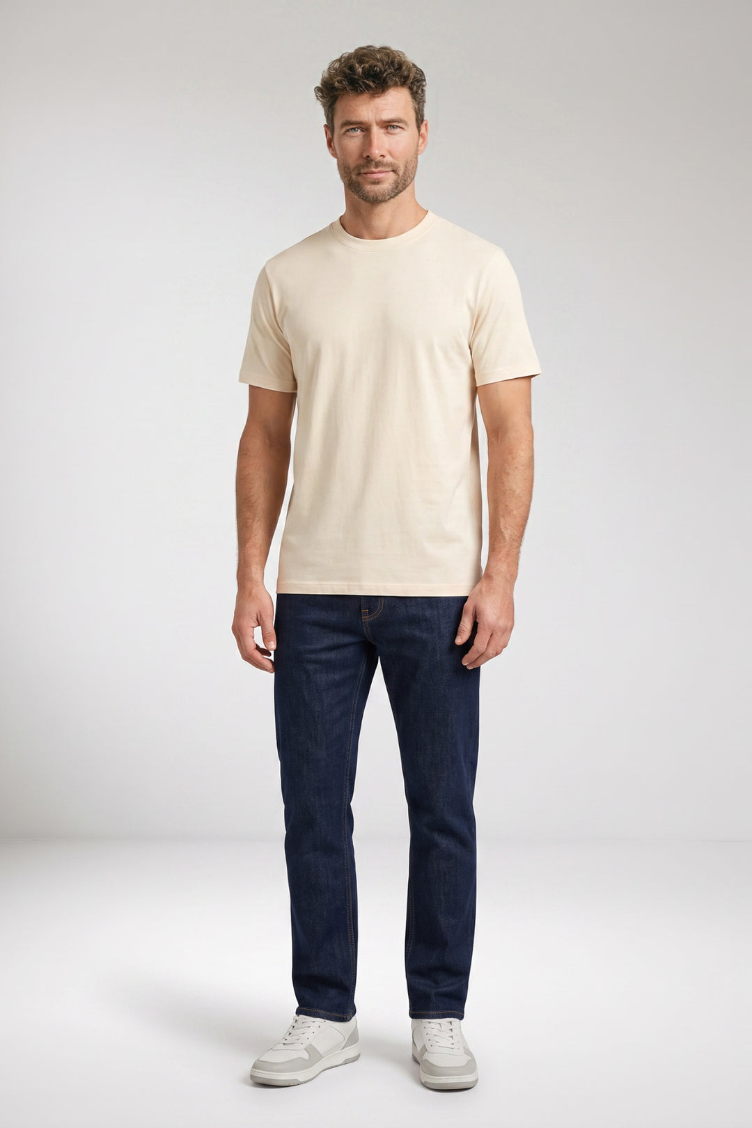 Luca Liquid Cotton T-shirt - Off-white