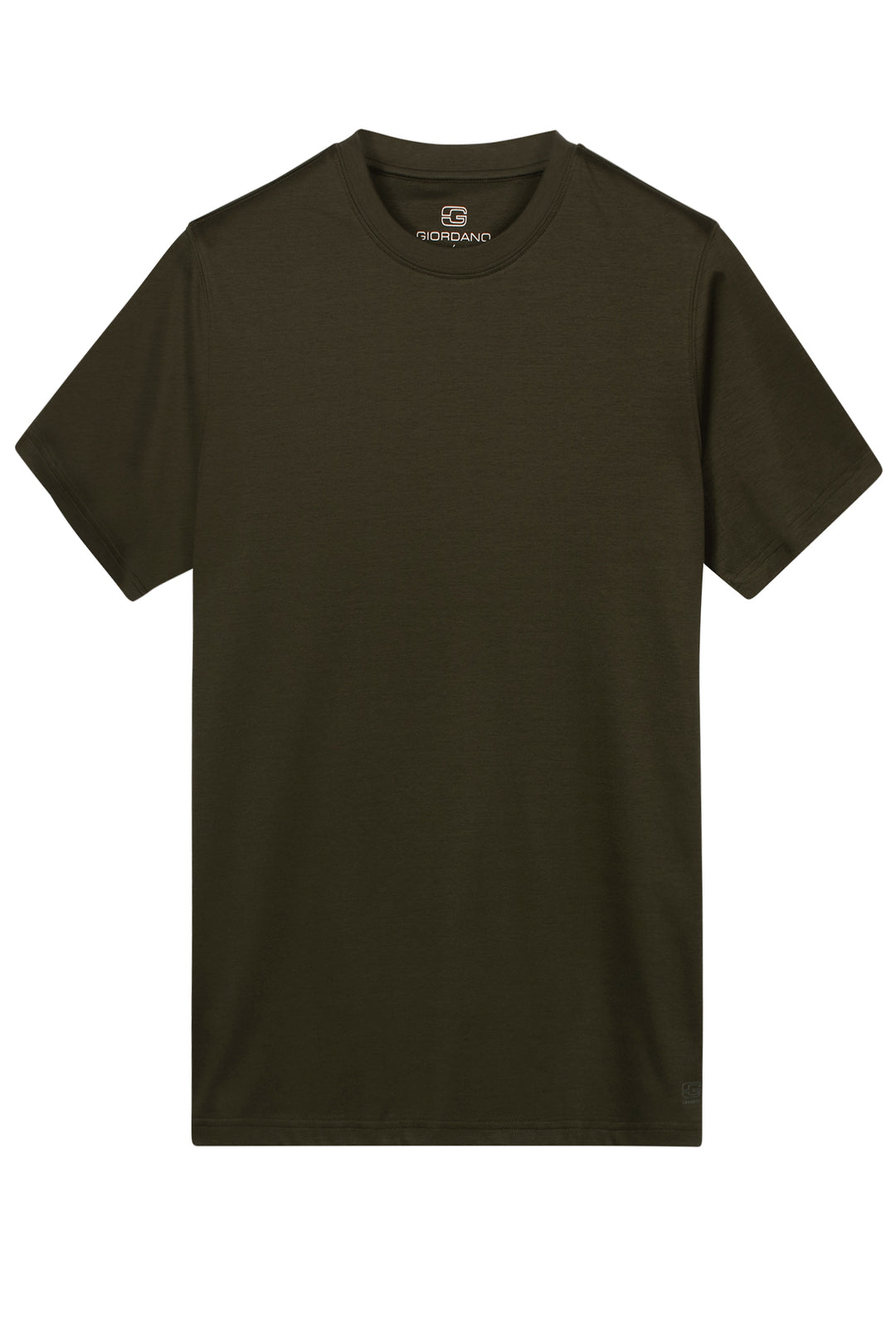 Giordano Luca Liquid Cotton T-shirt - Donkergroen