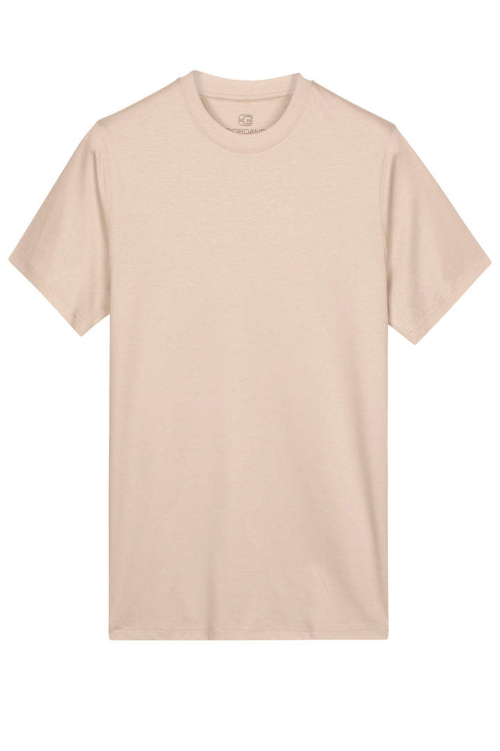 Luca Liquid Cotton T-shirt - Beige