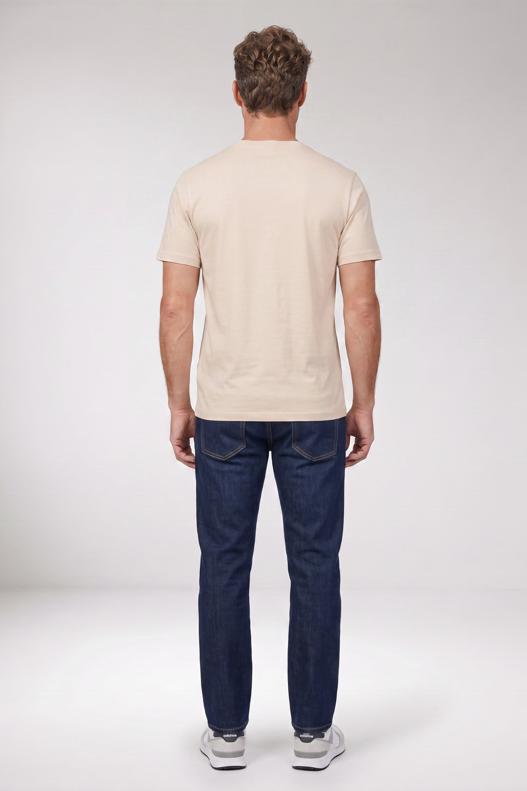 Luca Liquid Cotton T-shirt - Beige