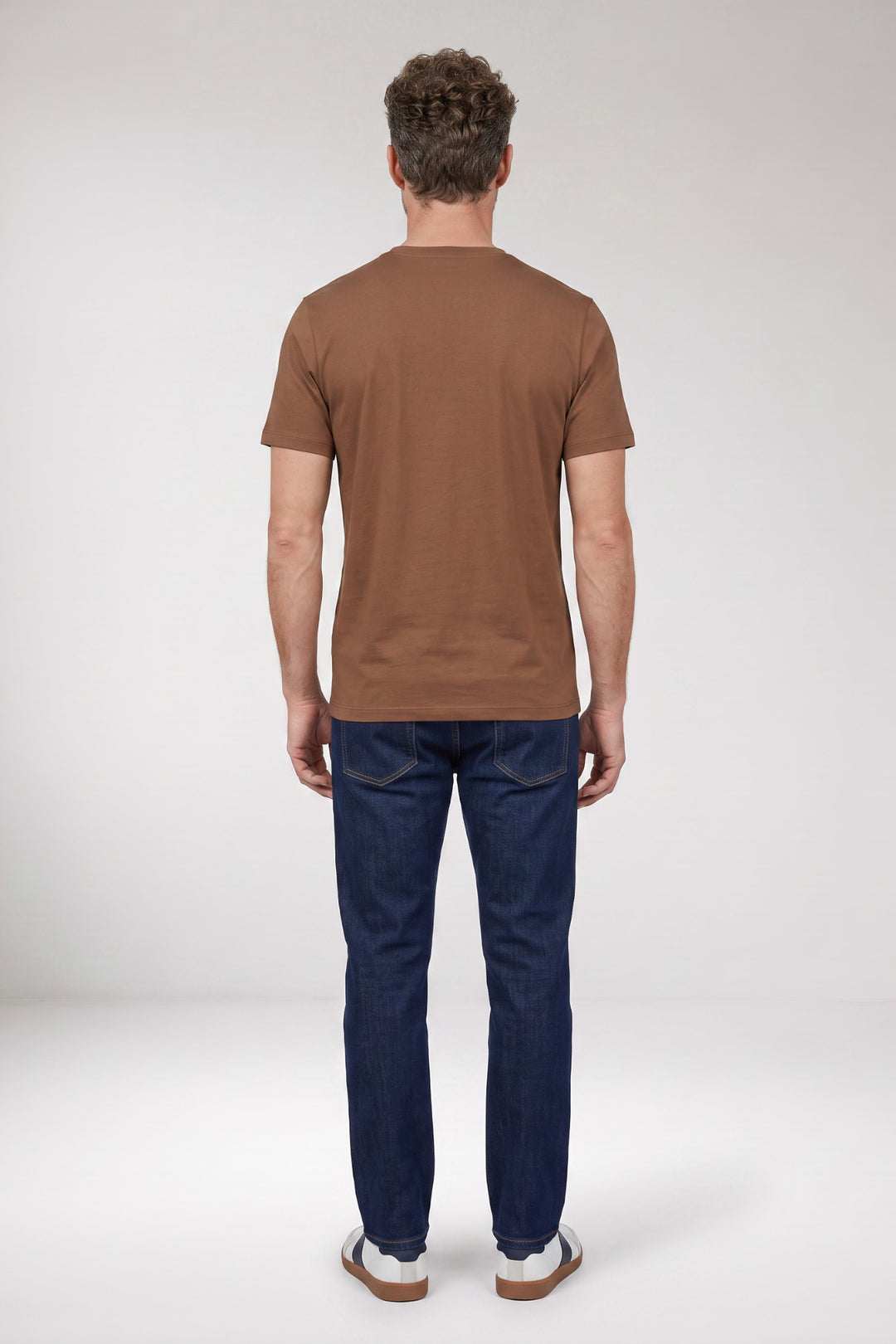 Giordano Luca Liquid Cotton T-shirt - Bruin