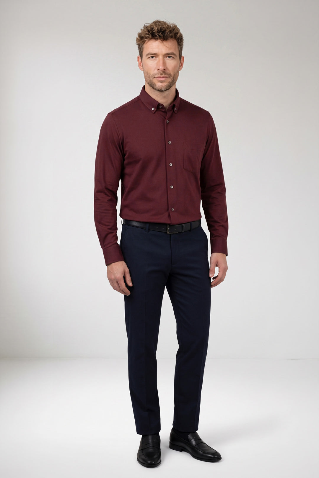 Loro Dynamic Flex Overhemd - Rood