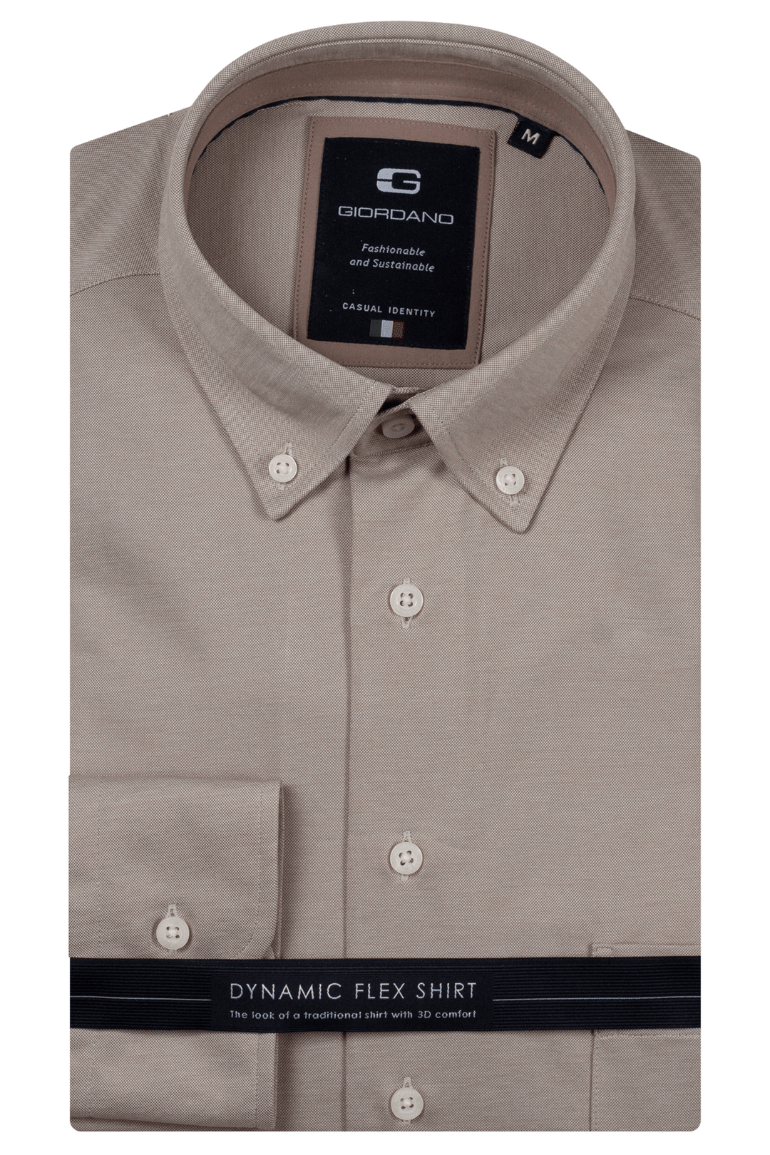 Loro Dynamic Flex Overhemd - Beige