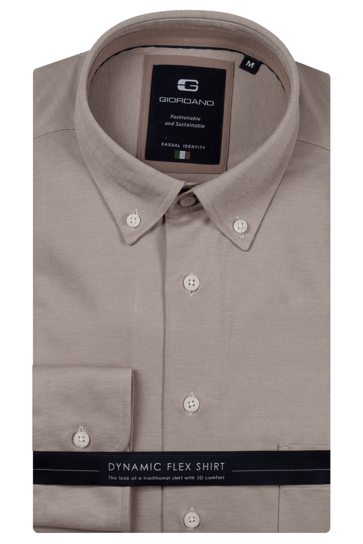 Loro Dynamic Flex Overhemd - Beige
