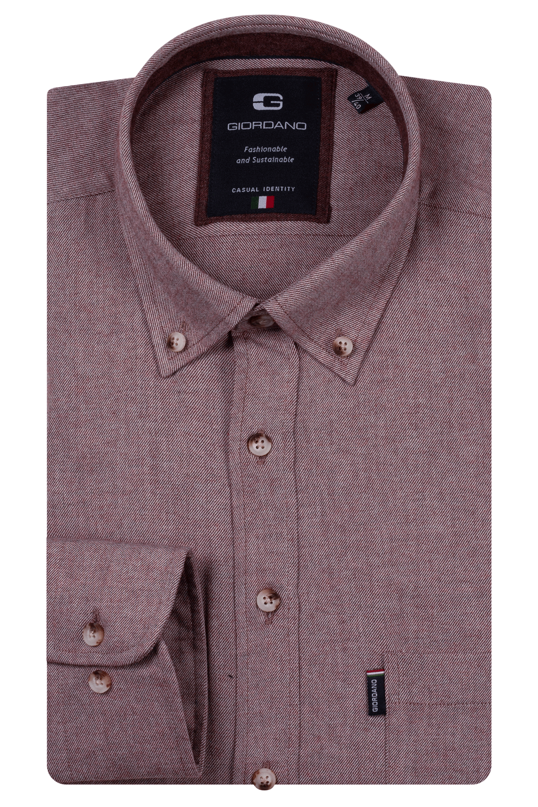 Giordano Dino Flanel Overhemd - Rood