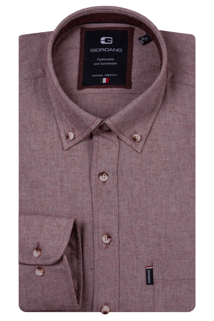 Giordano Dino Flanel Overhemd - Rood