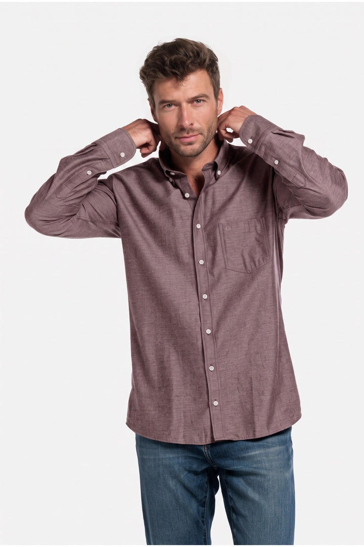 Giordano Dino Flanel Overhemd - Rood